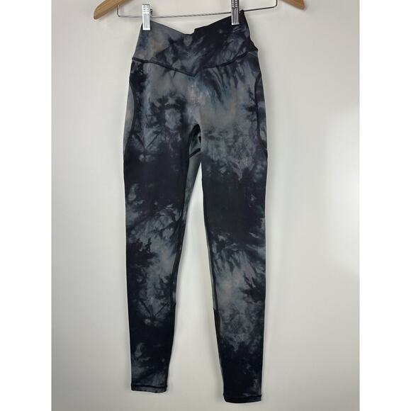 Alphalete All Purpose Legging Pants Blue Oil Strain Leggings No Size XXS or XS - Picture 2 of 9